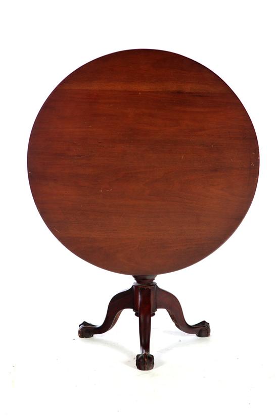 CHIPPENDALE-STYLE TEA TABLE.  English
