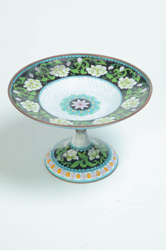 CLOISONNE COMPOTE.  China  early