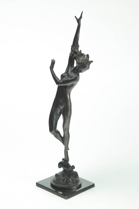 BRONZE SCULPTURE TITLED CREST OF