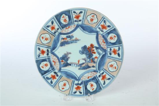 CHINESE EXPORT PLATE.  China  late