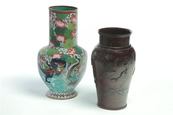 TWO VASES.  China  early 20th century.