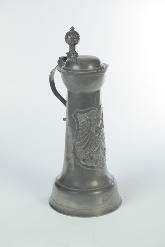 PEWTER TANKARD.  Probably Germany