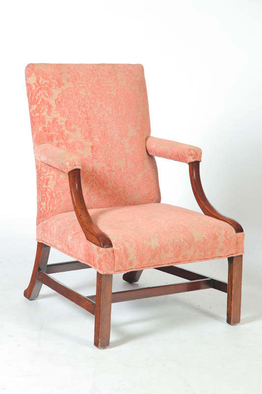 GEORGE III LOLLING CHAIR.  England