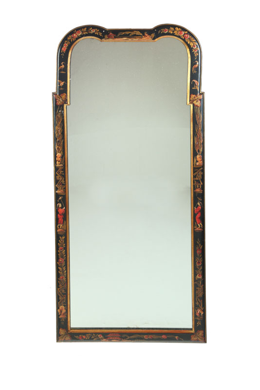 CHINOISERIE-STYLE MIRROR.  Italian