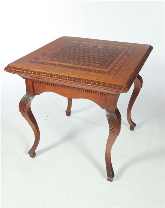 PARQUETRY INLAID CENTER TABLE  1236e6