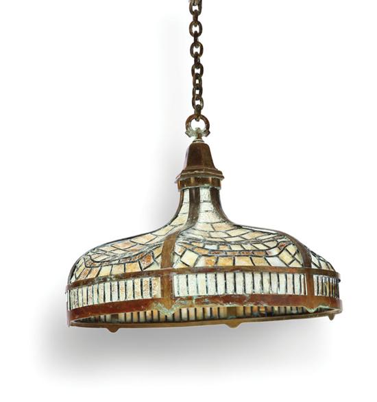 HANGING LAMP American 20th century 1236ee