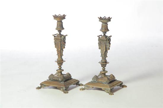 PAIR OF CANDLESTICKS European 123732