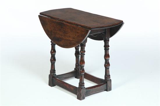 CHILD-SIZED JACOBEAN-STYLE DROP LEAF