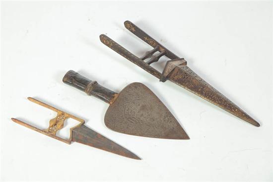 THREE KNIVES.  Nineteenth century