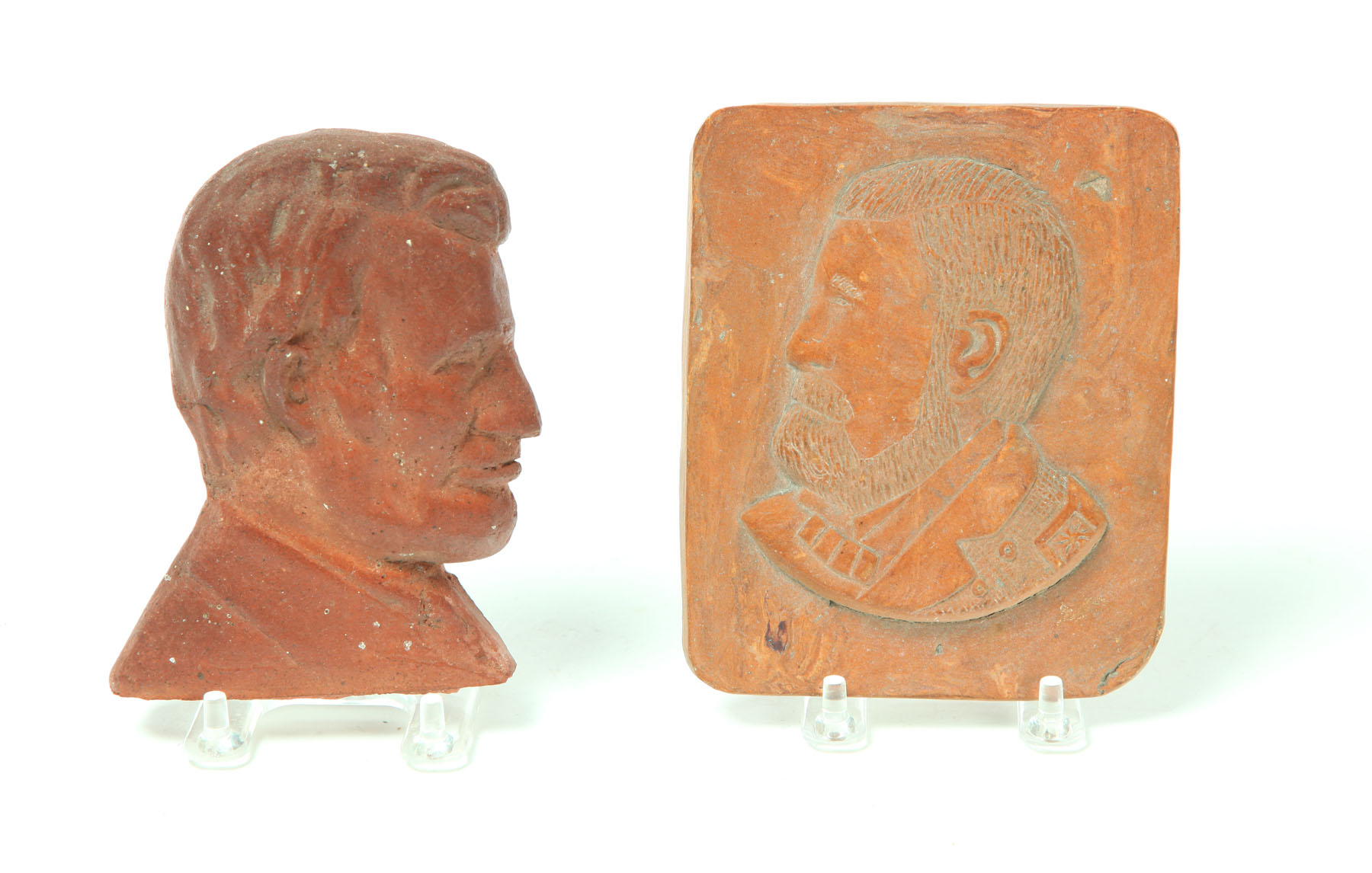 TWO SEWERTILE PRESIDENTIAL PORTRAIT 1237ce