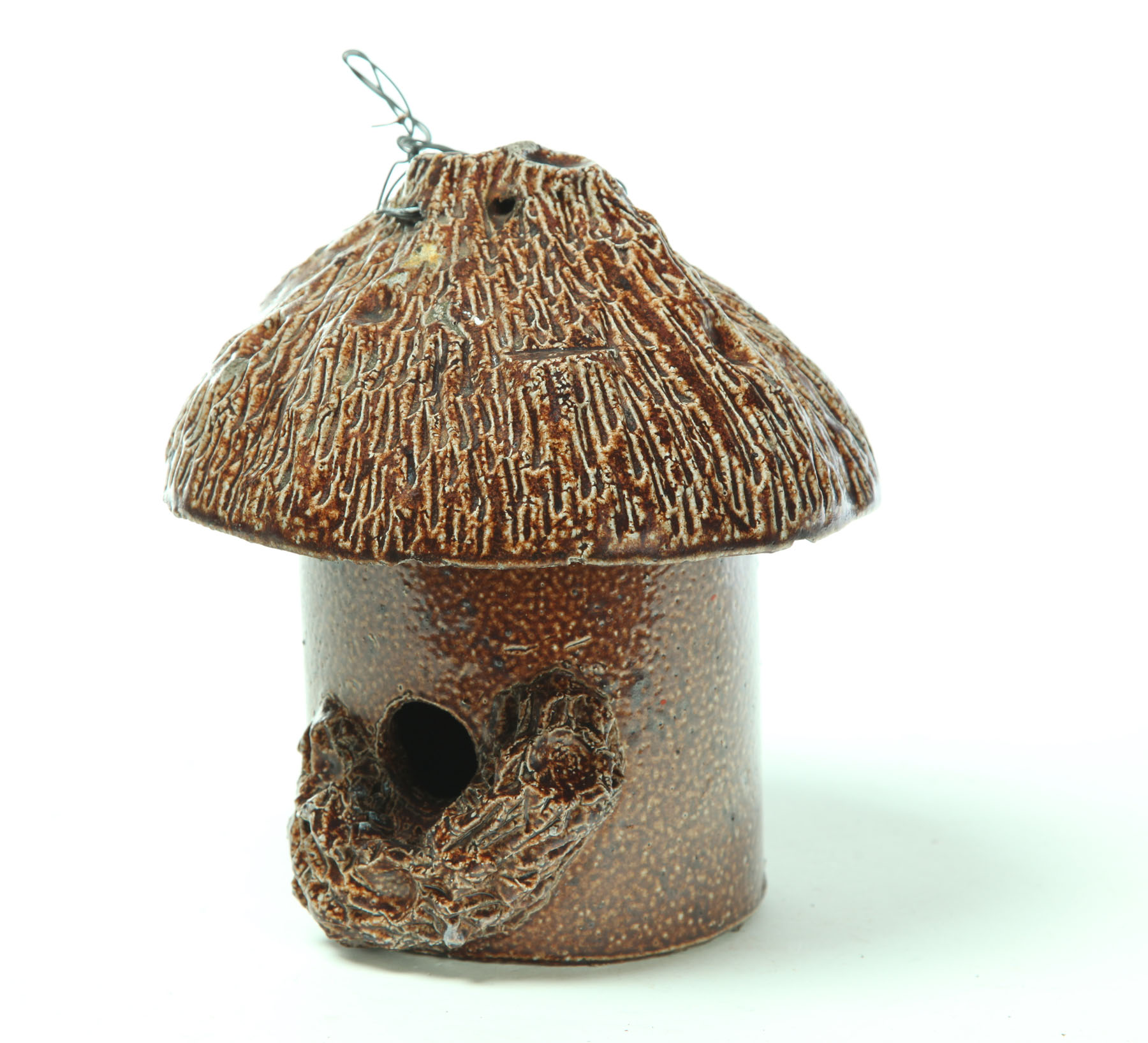 SEWERTILE BIRDHOUSE.  Found in