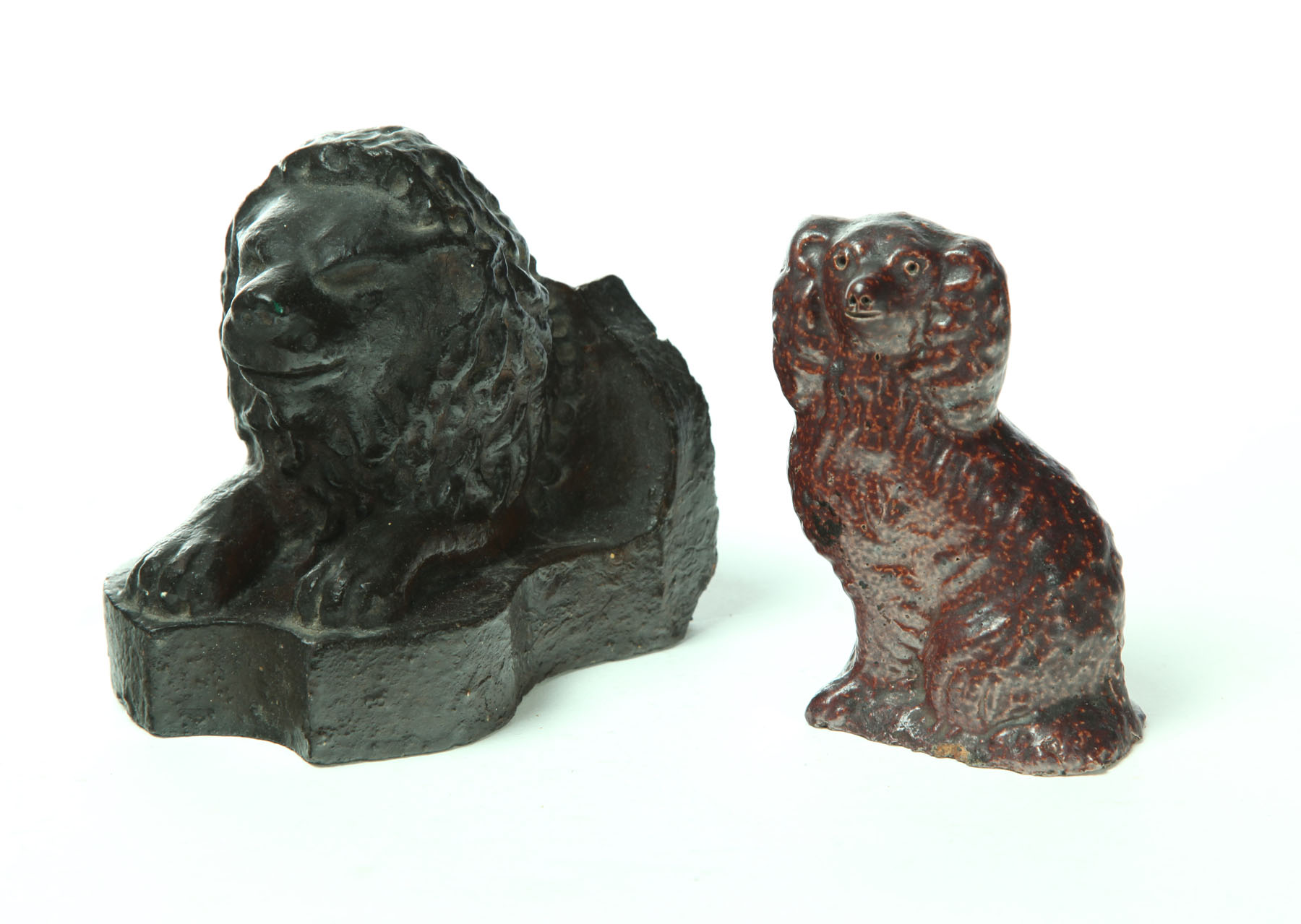 SEWERTILE DOG AND LION.  Ohio  early