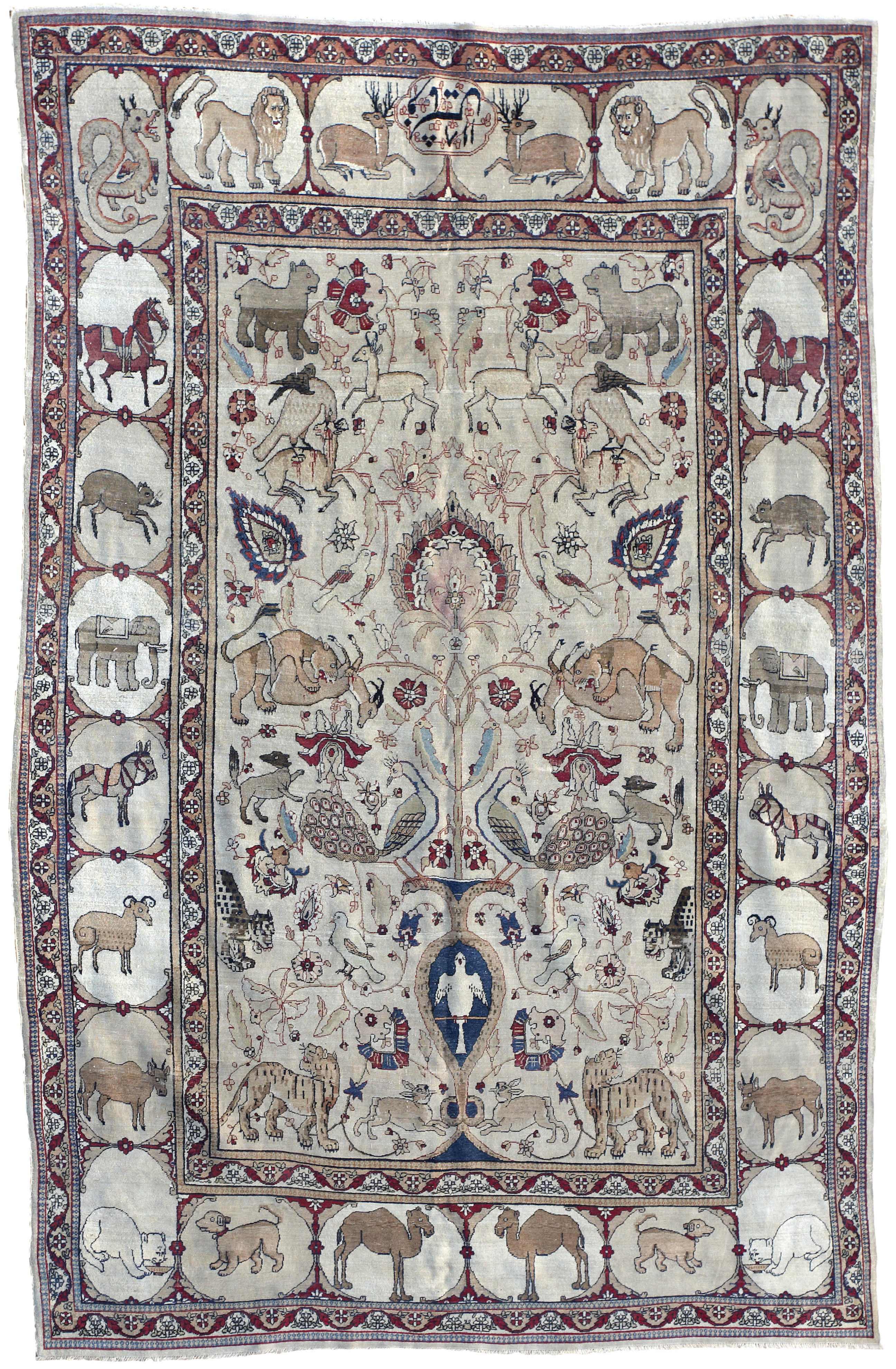 A Lavar Kerman carpet size approximately 12915d