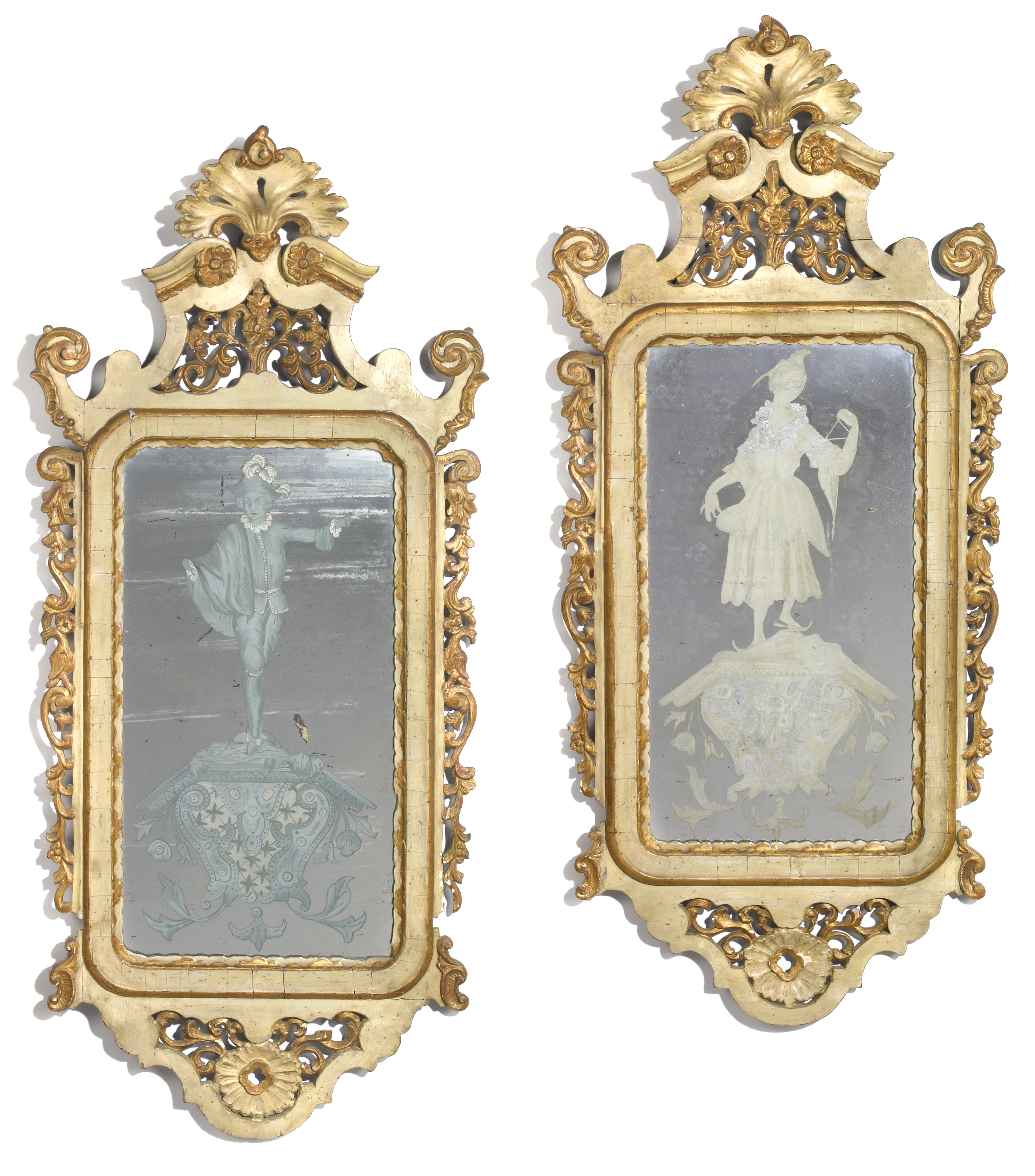 A pair of Italian Rococo style 12918a