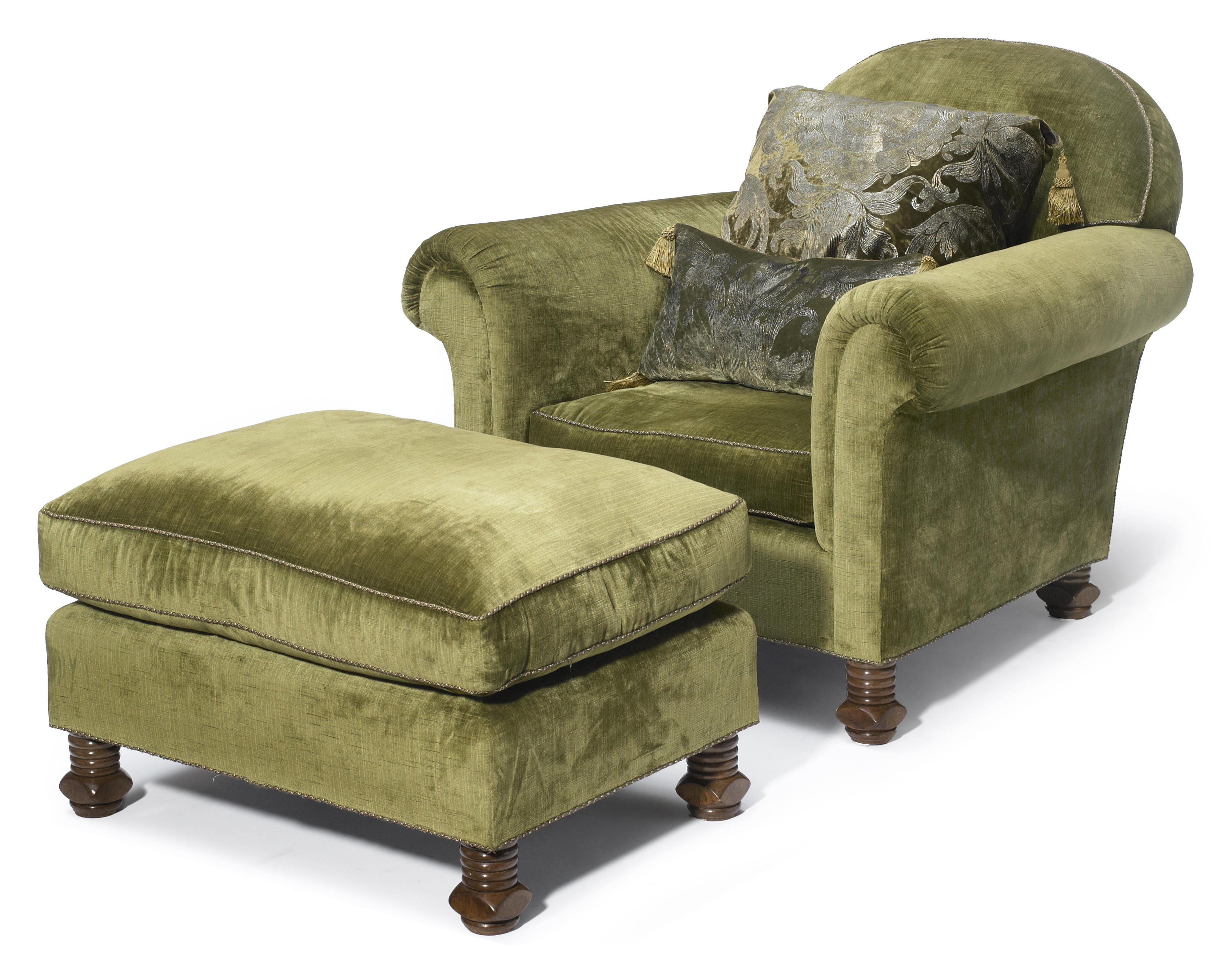 A Rose Tarlow fully upholstered 12adbc