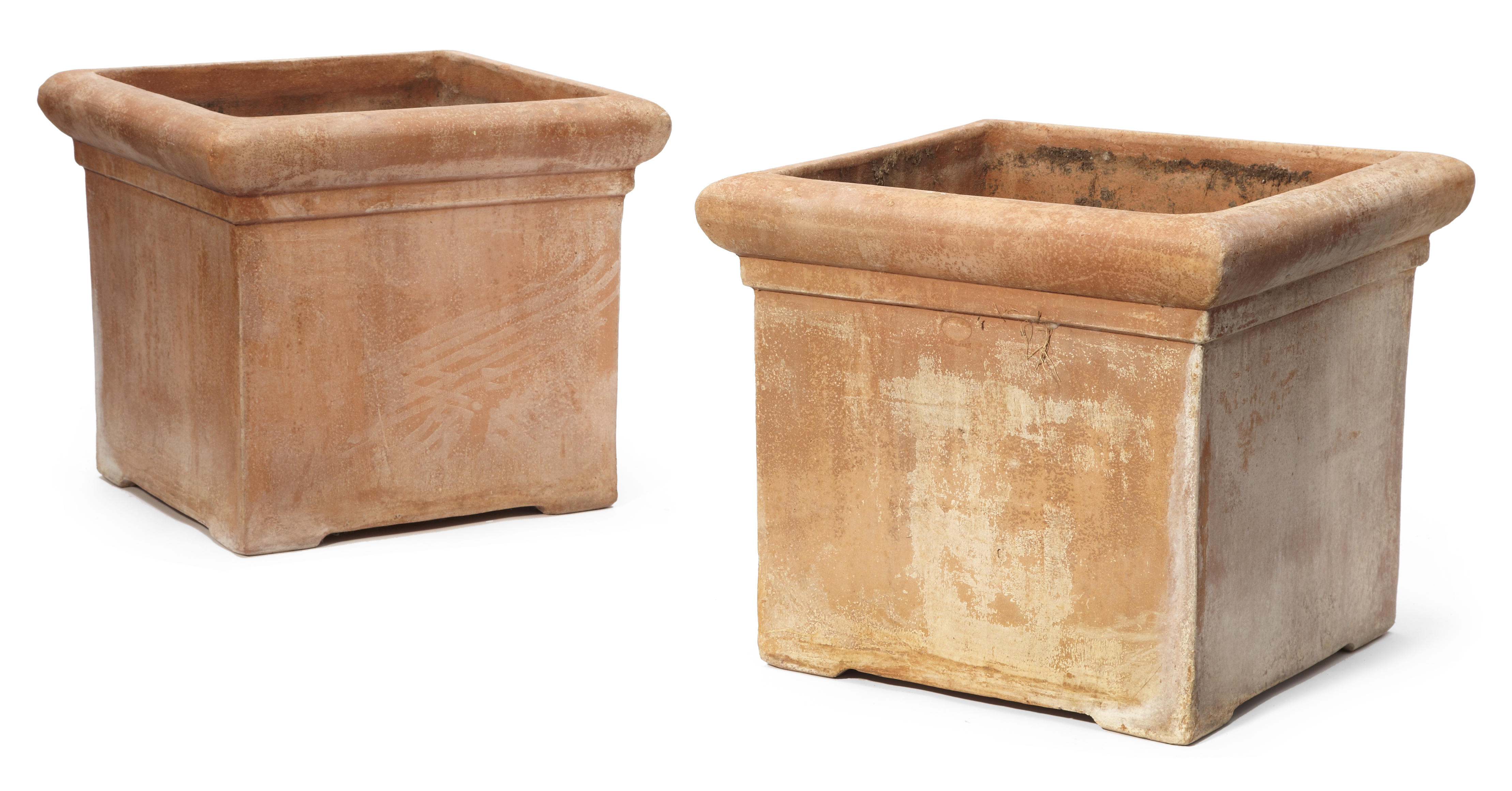 A pair of terracotta square form 12adf3