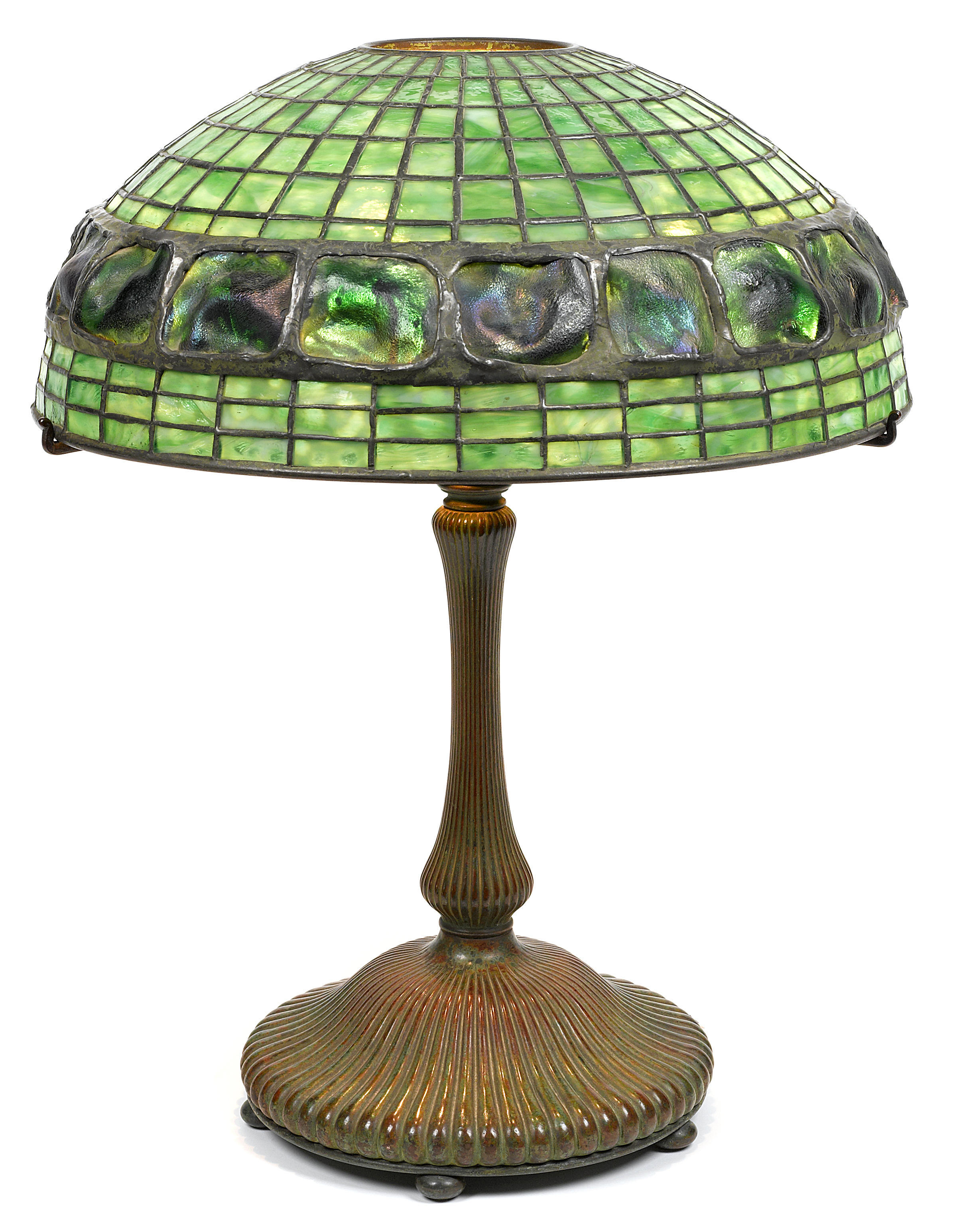 A Tiffany Studios Favrile glass and