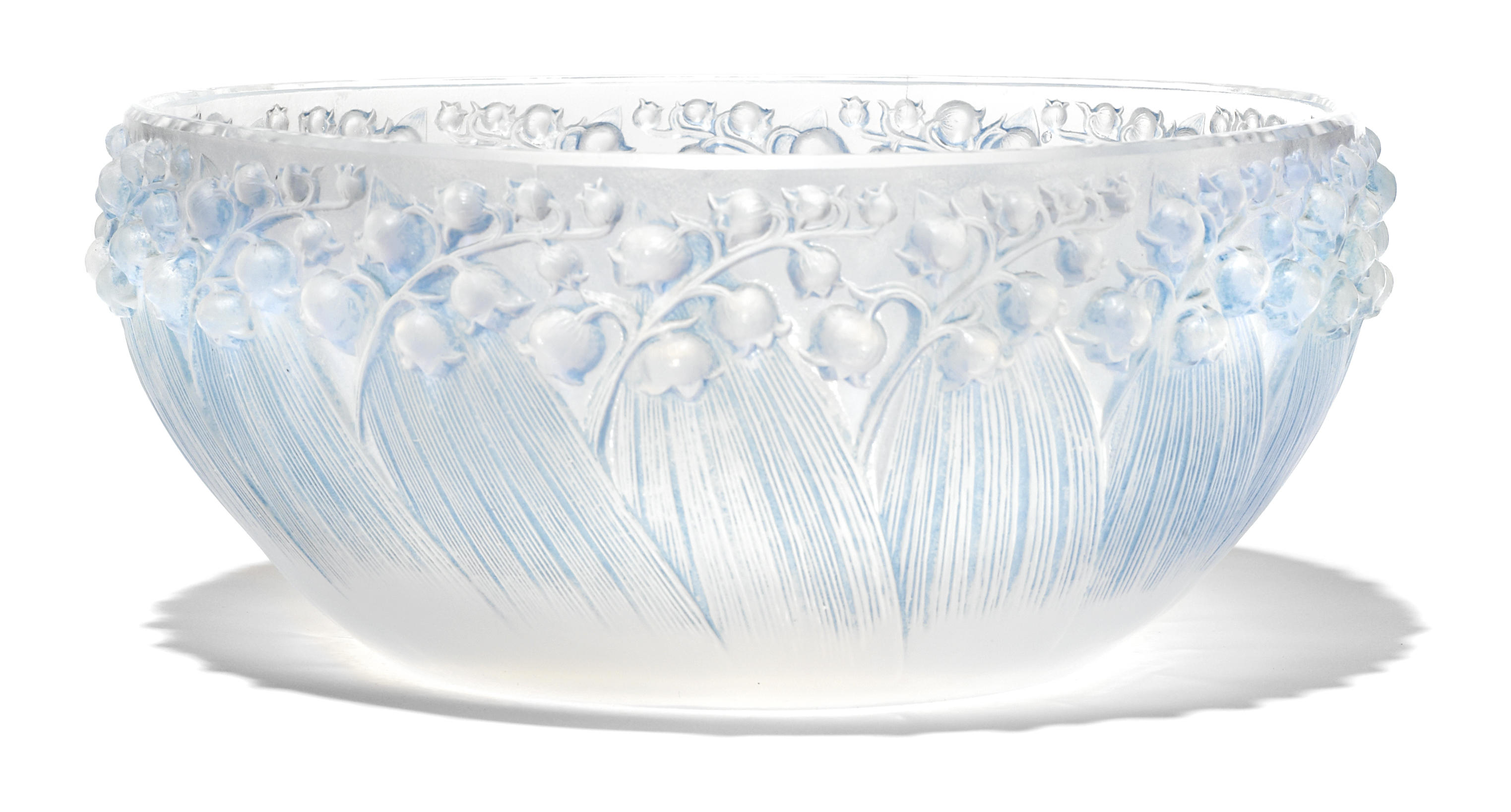 A Ren Lalique opalescent glass