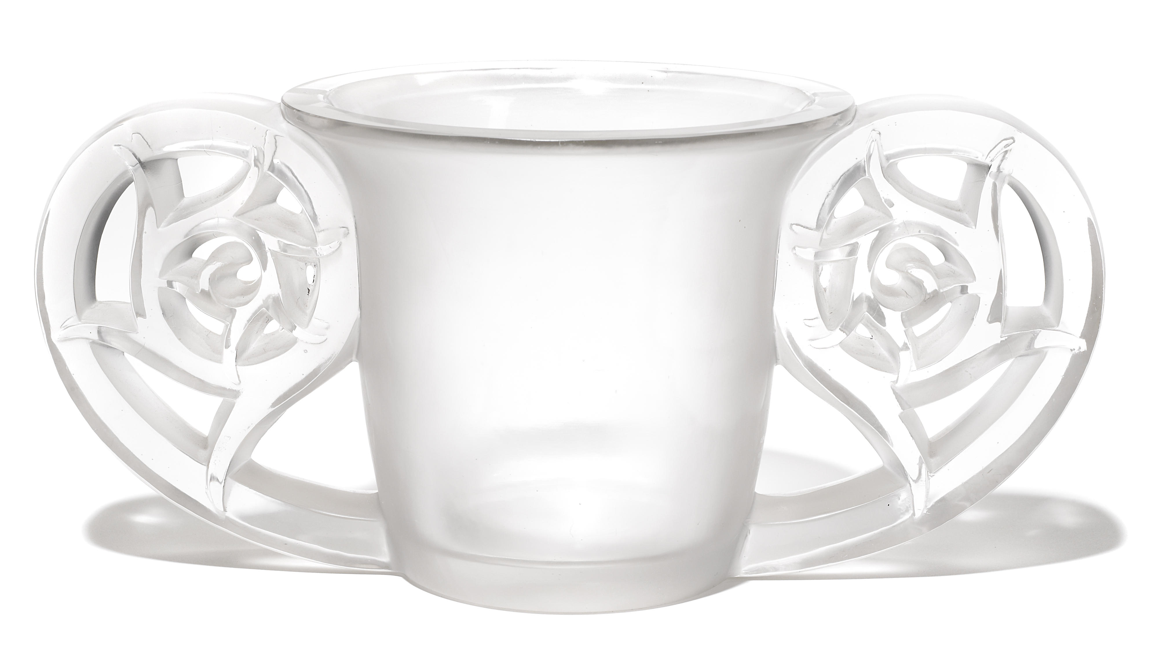 A Ren Lalique molded glass vase  12b960