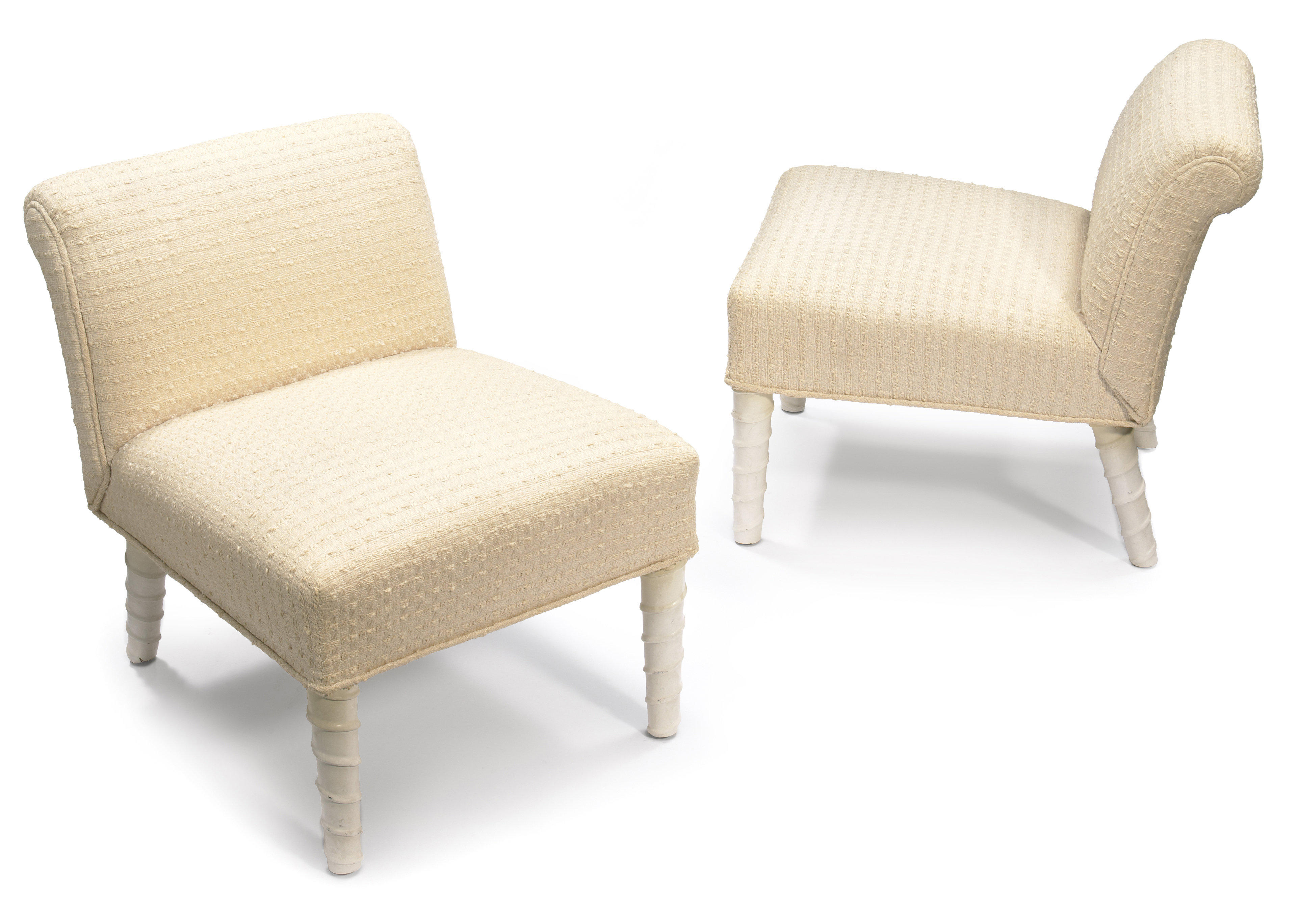 A pair of William Haines upholstered