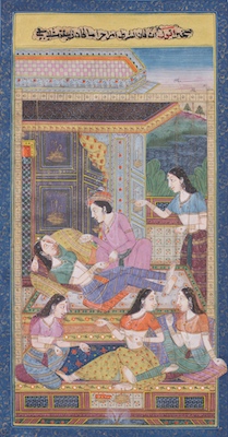 An Antique Indian Manuscript Illumination 1322bf