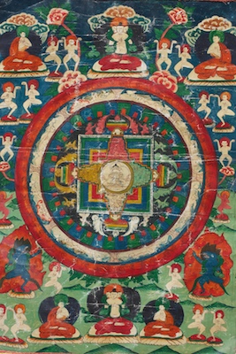 A Sino Tibetan Thangka The central 1322c3