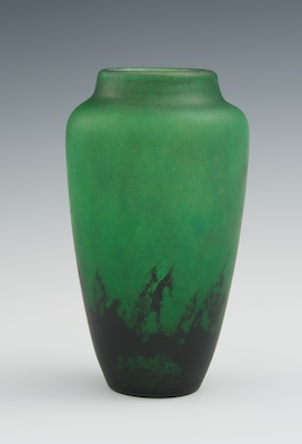 A Daum Nancy Art Glass Vase Mottled 132360