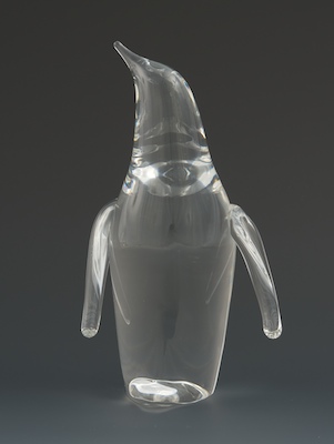 A Steuben Glass Penguin Figure 132386