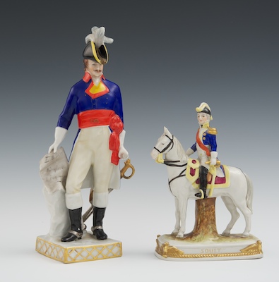 A Lot of Two Porcelain Figures