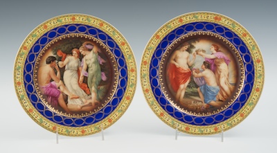 A Pair of Very Decorative Porcelain 1323bd