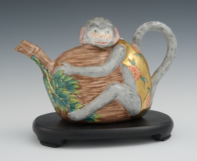 Porcelaine de Paris Monkey Teapot 1323c5