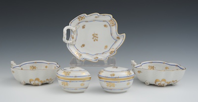 Five Herend Porcelain Items in