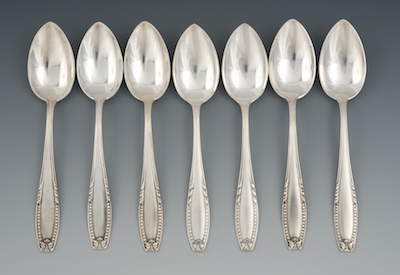 Seven German Silver Tea Spoons 1323fa