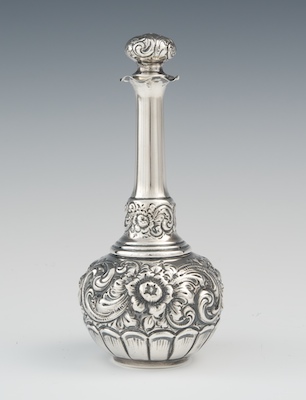 An Antique Sterling Silver Repousse