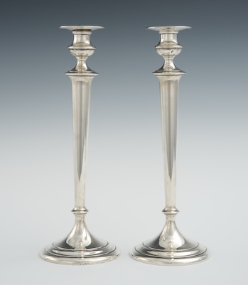 A Pair of Tall Sterling Silver 132437
