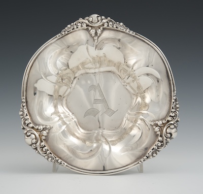 A Sterling Silver Dish by Alvin