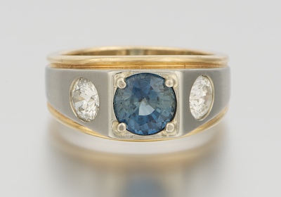 A Gentleman s Sapphire and Diamond 1324a1