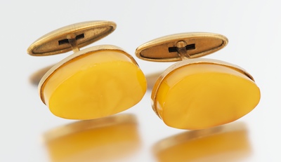 A Pair of Butterscotch Color Bakelite