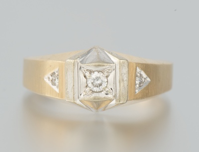 A Gentleman s Diamond Ring 14k 13253e