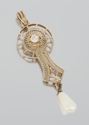 An Edwardian Pearl and Diamond 132547