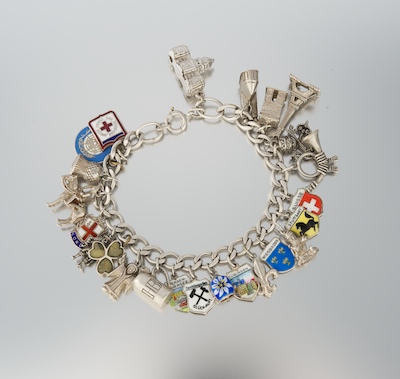 A Sterling Silver Charm Bracelet