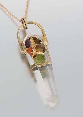 An Interesting Gemstone Pendant on Chain