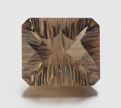 An Unmounted Fancy Cut Smoky Quartz