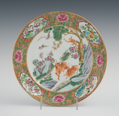 A Chinese Export Famille Plate