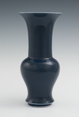 A Chinese Cobalt Blue Monochrome Vase