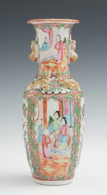 A Rose Medallion Porcelain Vase Apprx.