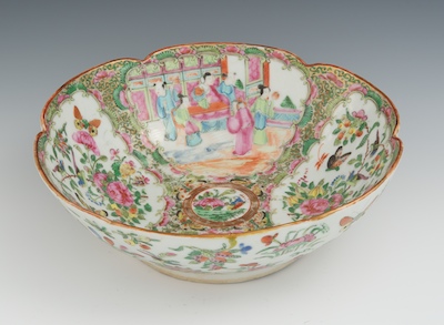 A Rose Medallion Porcelain Bowl