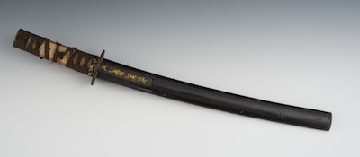 A Wakizashi Samurai Short Sword