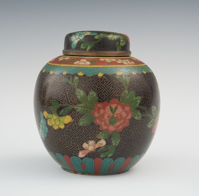 A Cloisonne Ginger Jar with Lid 132664