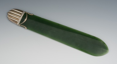 A Russian Nephrite Letter Opener